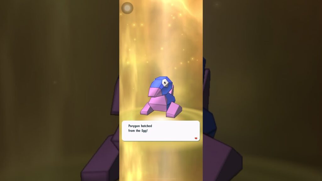 Pokemon Masters EX Hatching a Shiny Porygon