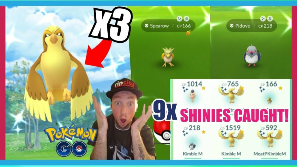 GREATEST SHINY CATCHING STREAM OF ALL TIME IN POKEMON GO! 9x RARE SHINIES!