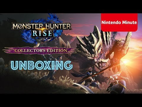 Monster Hunter Rise Collector’s Edition UNBOXING - NintendoMinute
