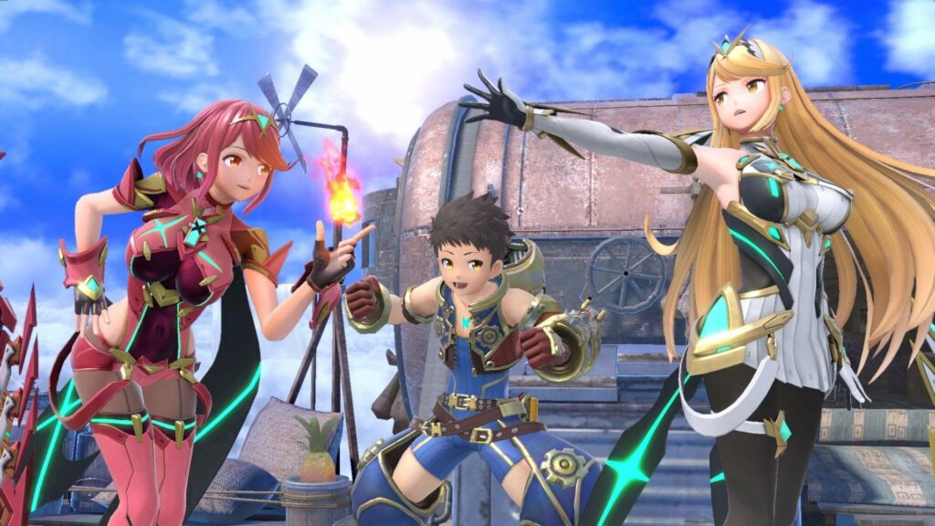 Sakurai considered Rex and Pyra as a duo fighter for Smash Bros Ultimate
