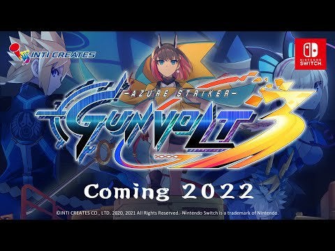 Azure Striker Gunvolt 3 coming to the Nintendo Switch in 2022!