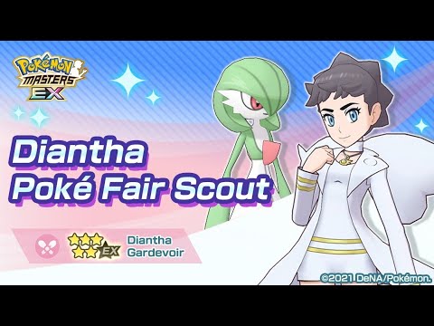[Pokemon Masters EX] AFTER ALMOST 2 YEARS SHE'S FINALLY HERE | Sync Pair Scout - Diantha & Gardevoir