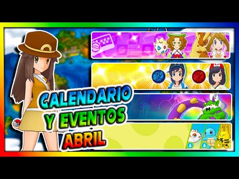 CALENDARIO Y EVENTOS ABRIL !! - Pokemon Masters Ex