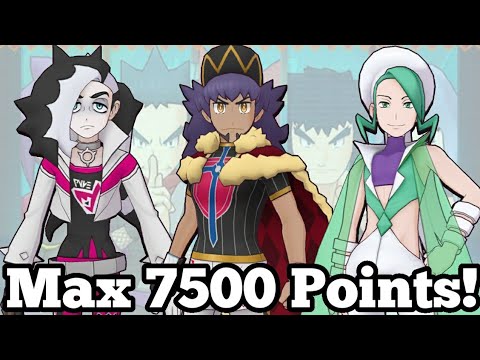 MAX 7500 Points! Champion Stadium Johto Challenge Master Mode | Pokemon Masters EX