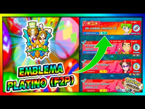 EMBLEMA PLATINO (F2P) EVENTO PASCUA - Pokemon Masters Ex