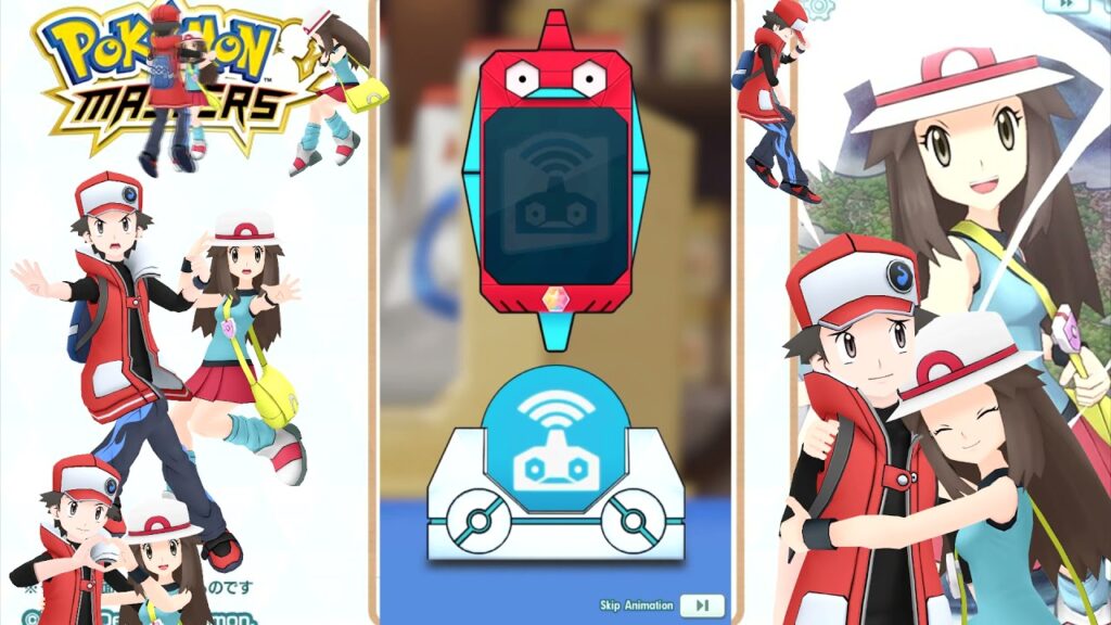 POKEMON MASTERS LEAF EX BANNER PULLS LEAF FACE POWER UPS ALL 5/5 POWER UPS FOR THE FEELING OF FUN!!