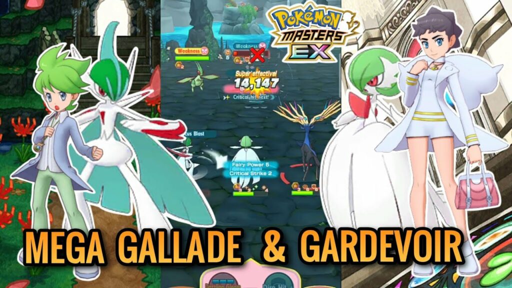 "MEGA GALLADE & GARDEVOIR SHOWCASE!" || POKEMON MASTERS EX