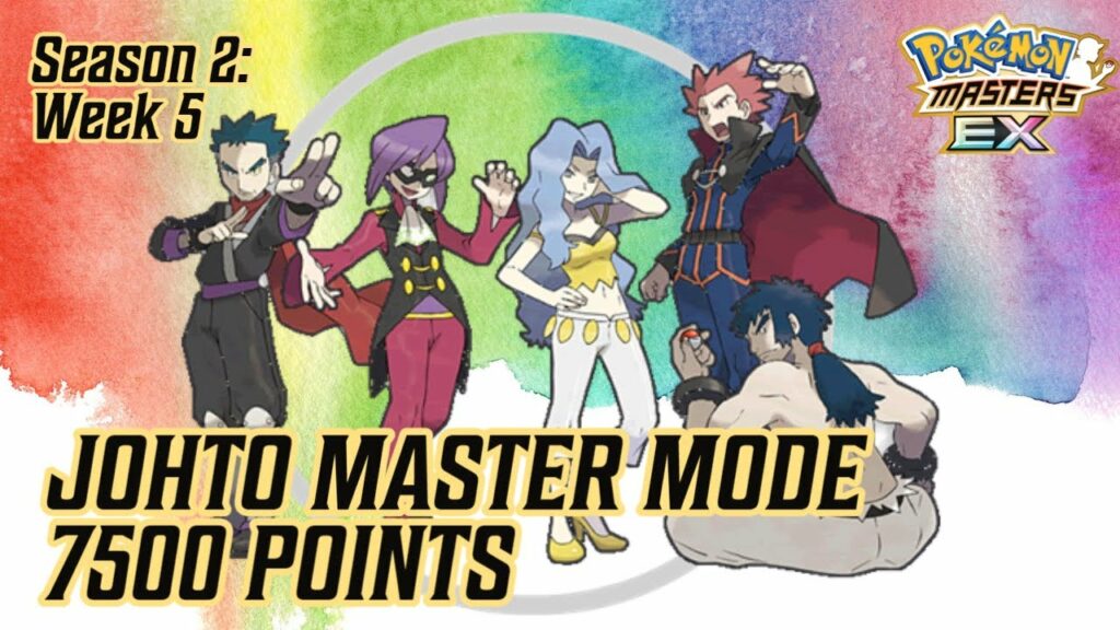 JOHTO MASTER MODE - MAX 7500 POINTS - WEEK 5 | POKEMON MASTERS EX