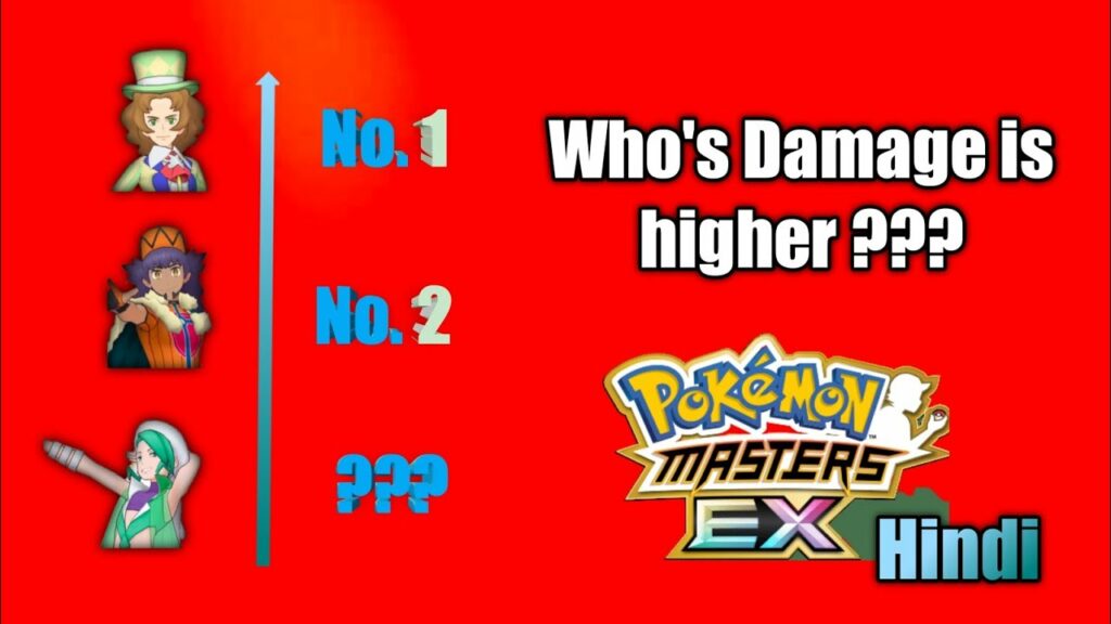 Top 20 highest damage dealer's in Pokemon Masters EX | Pokemon Masters EX | Pokemon | Hindi