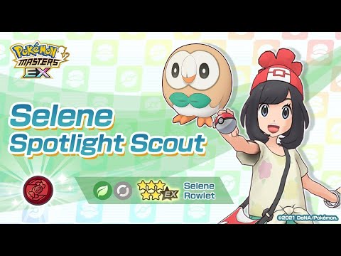 [Pokemon Masters EX] LUCKIEST SYNC PAIR SCOUTS TO DATE!! | Sync Pair Scout - Selene & Rowlet