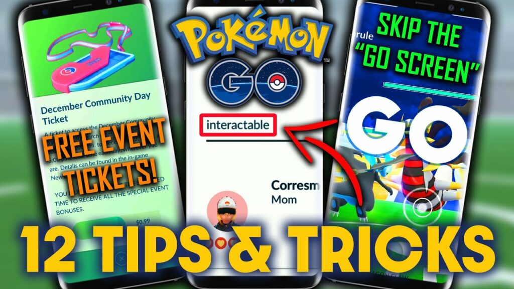 12 POKEMON GO TIPS & TRICKS in *UNDER 220 SECONDS*