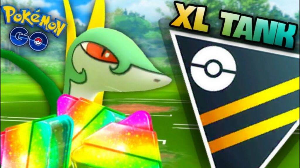 XL Serperior test battles in GO Battle League for Pokemon GO // Tanky, Spammy & Solid Serperior