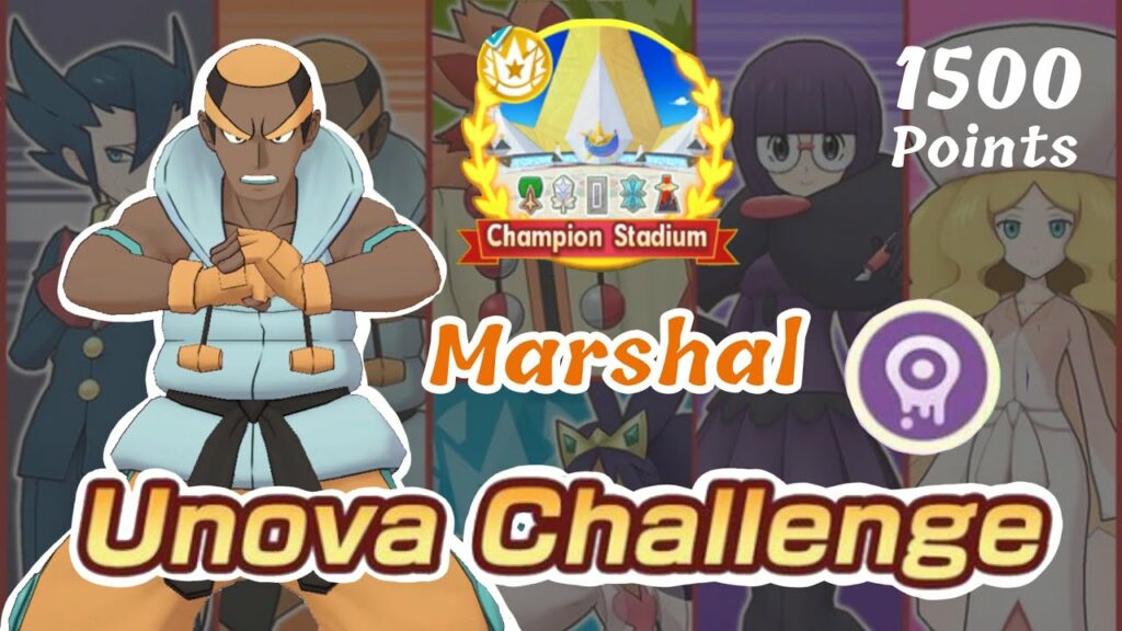 Marshal (Poison) 1500 Points | Pokemon Masters X | Champion Stadium | Unova Challenge (Part 1)