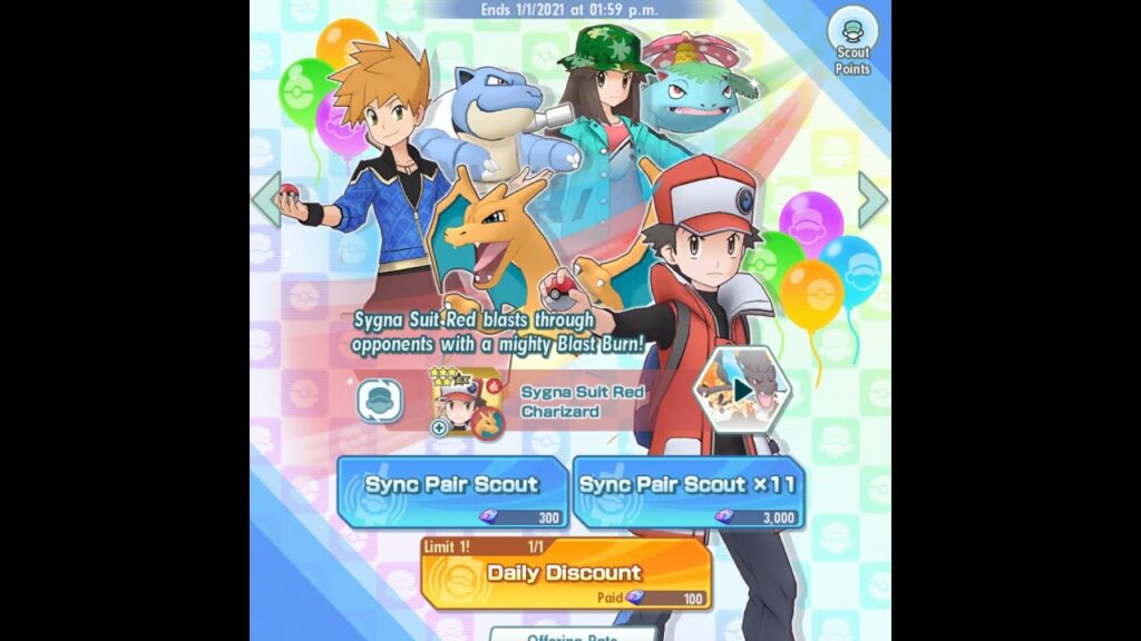 Pokemon Masters EX - Kanto Trio Scout #4