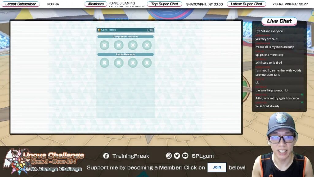 [Pokemon Masters EX] 10K+ DAMAGE CHALLENGE | 7500 Points Master Mode | Champion Stadium - Wave #34