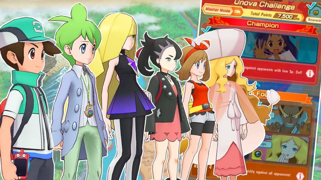 7500 Unova Champion Stadium Master Mode Week 3 | Pokemon Masters EX