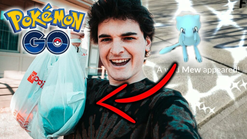 SHINY MEW & GARBAGE PICKUP in POKEMON GO! (VLOG)