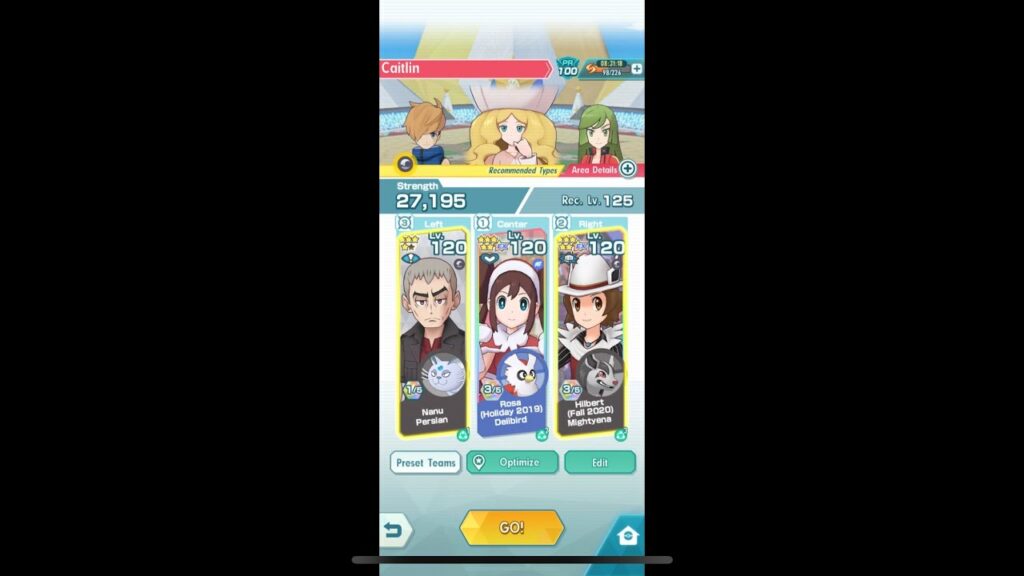 Pokemon Masters - Champion Stadium: Caitlin (Master Mode) - March 2021 (Week 3) - Random Upload