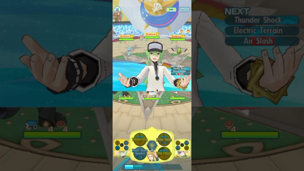 Pokemon Masters EX - Champion Stadium - Master Mode - Caitlin