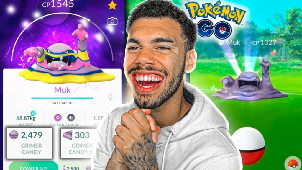 MUK SHINY LEVEL 50 EM 1 DIA - POKEMON GO| Cris |