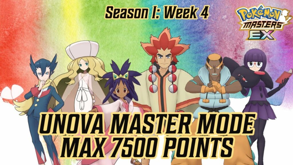 Unova Master Mode - MAX 7500 Points - Week 4 | POKEMON MASTERS EX