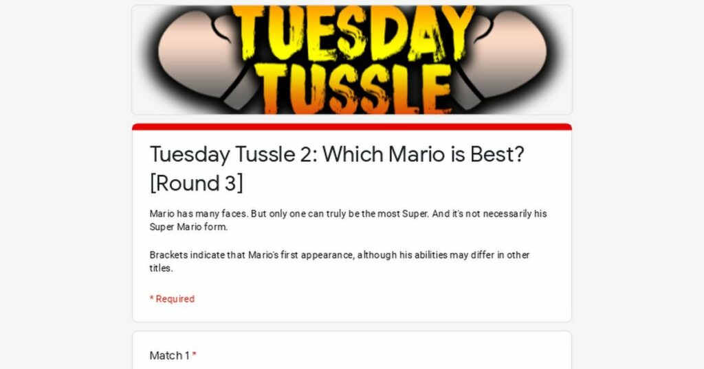 Who is the Superest Mario of all time? Vote now in the Tuesday Tussle! [Round 3]