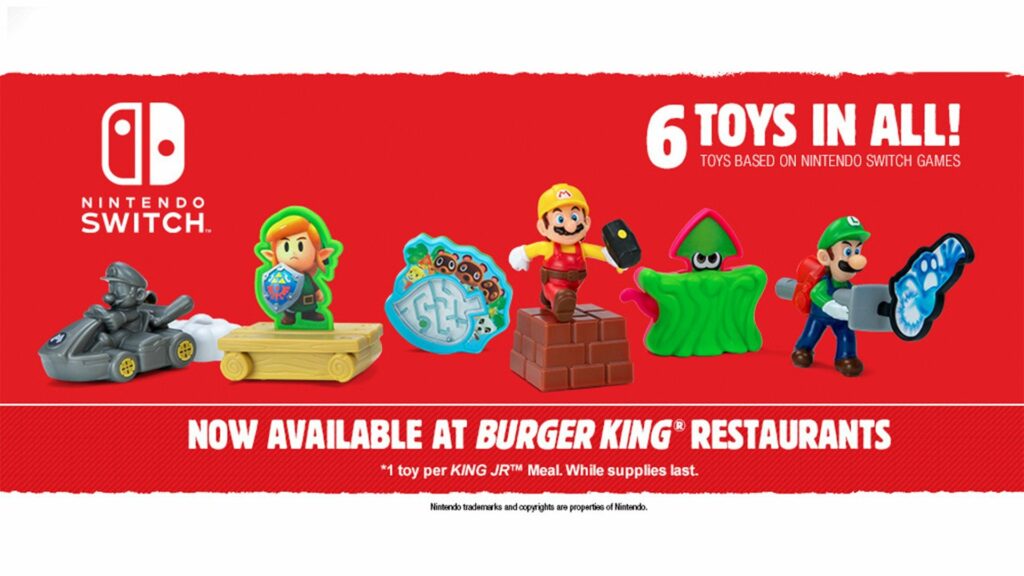 seems like Nintendo and Burger King are teaming up on some toys! February 1st-March 15th