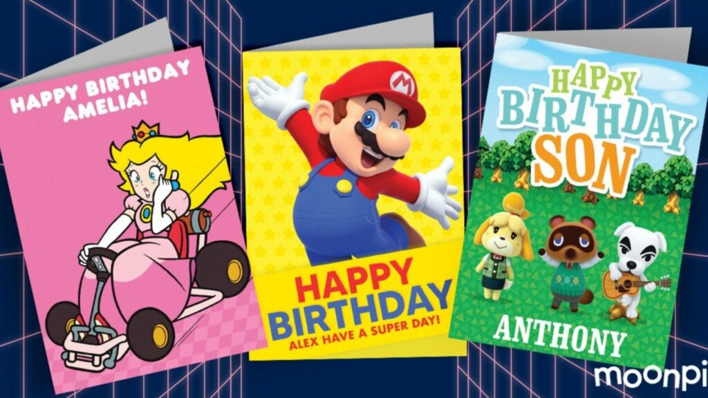 Nintendo Collabs With Moonpig For New Range Of Official Greetings Cards