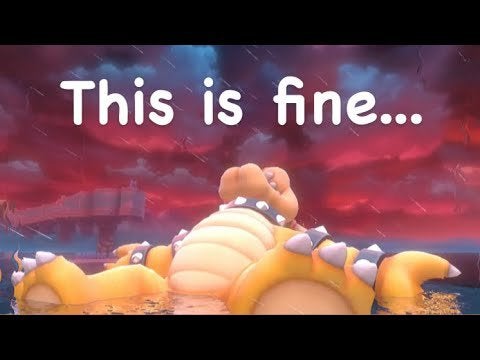 Can we talk about this absolutely absurd scene in Bowsers Fury? (Spoilers)