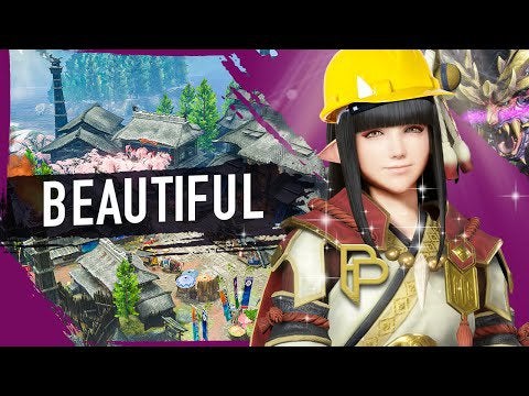 The design and architecture of Monster Hunter Rise (credit to Plum Powder)
