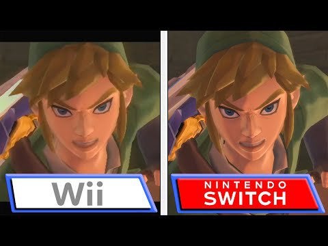 The Legend of Zelda Skyward Sword Switch Vs Wii