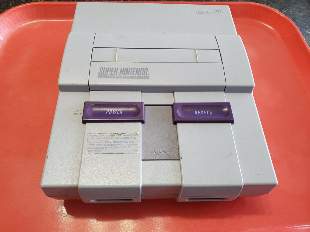 Restoring a yellowed SNES (small project)