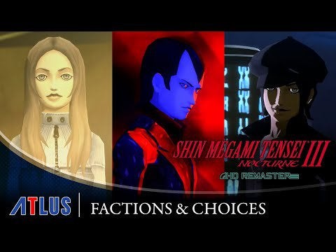 Shin Megami Tensei III Nocturne HD Remaster — Factions & Choices Trailer | PS4, Nintendo Switch, PC