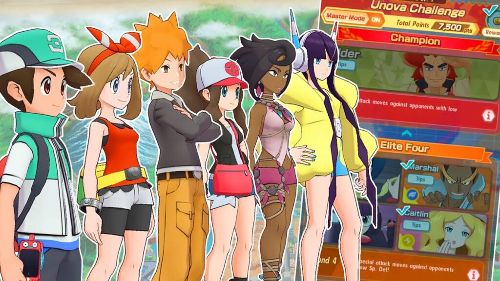 7500 Unova Champion Stadium Master Mode | Pokemon Masters