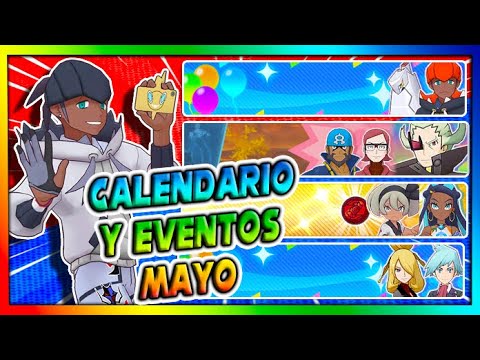 CALENDARIO Y EVENTOS DE MAYO !! - Pokemon Masters Ex