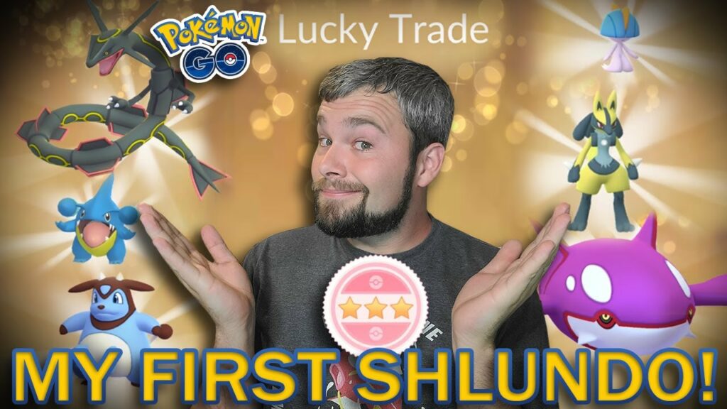 MY FIRST SHLUNDO! BUT WHICH ONE WAS IT? 6 LUCKY SHINY TRADES! (Pokemon GO)