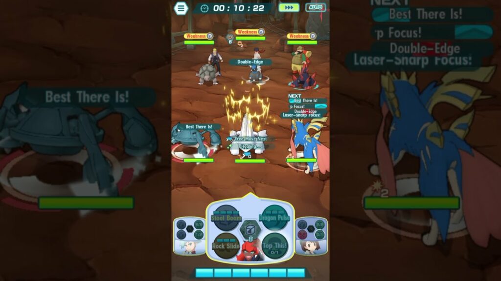 Triple Steel Type Pokefair 1:35 VS Raihan Time Trail Mission! | Pokemon Masters #Shorts