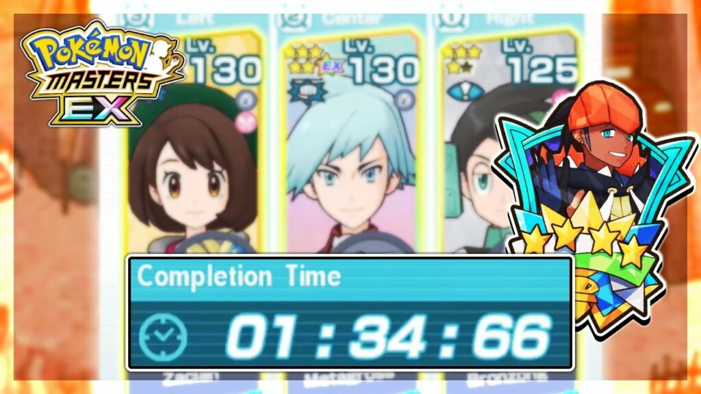 1:35 Minutes in Time Trial Event with Triple Steel Sync Pairs | Pokemon Masters
