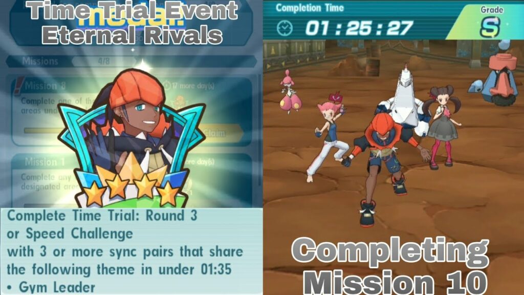 Pokemon Masters EX | Completing Mission 10 Using Raihan | Time Trial Event: Eternal Rivals