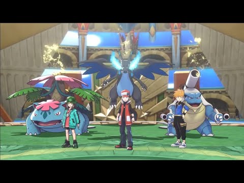 Pokemon Masters Ex Gameplay Part 1: Kanto Trio, Red, Blue & Leaf!