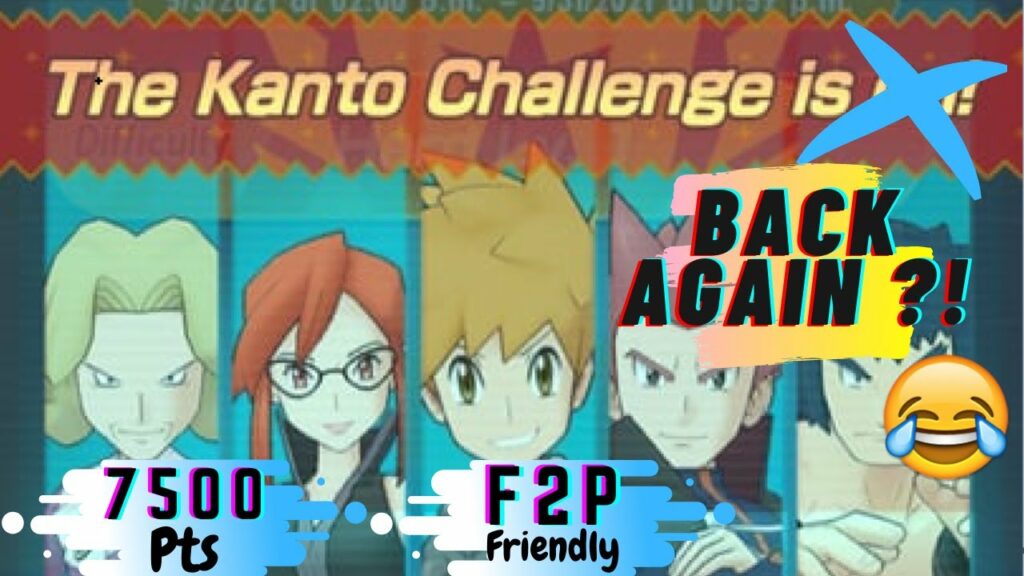 7500 F2P Friendly | Master Mode | Kanto Challenge - Week 36 | Champion Stadium | Pokemon Masters EX