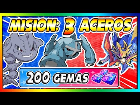 MISION 3 ACEROS (200 GEMAS) - EVENTO CONTRARRELOJ - Pokemon Masters Ex