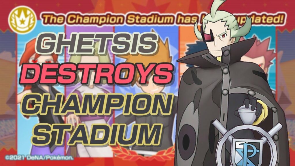 [Pokemon Masters EX] GHETSIS DESTROYS CHAMPION STADIUM | Sync Pair Showcase - Ghetsis & Kyurem