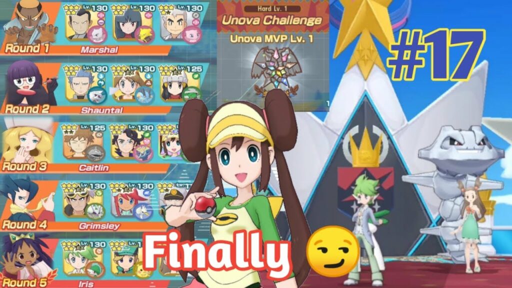 Cleared UNOVA Challenge Champion Stadium | Pokemon Masters EX part 17 Gameplay