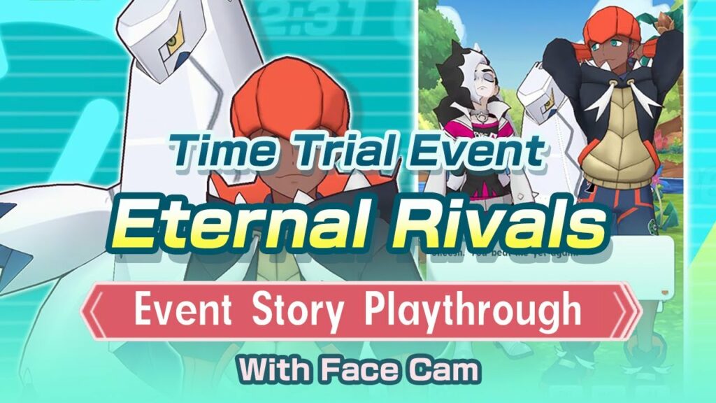 [Pokemon Masters EX] EVENT STORY | Landscape with Facecam | Time Trial Event - Eternal Rivals