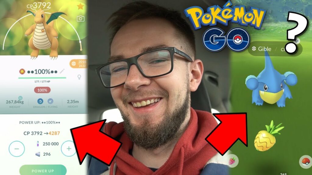 Kolejny 50 Lvl?! Power Up! Polowanie na shiny Gible! Pokemon GO Bydgoszcz