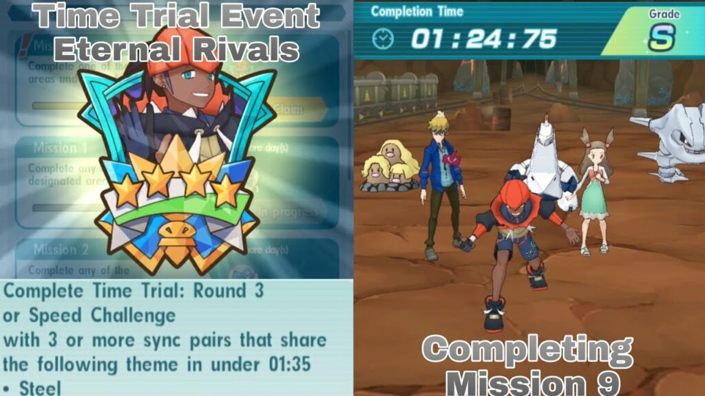 Pokemon Masters EX | Completing Mission 9 Using Raihan | Time Trial Event: Eternal Rivals