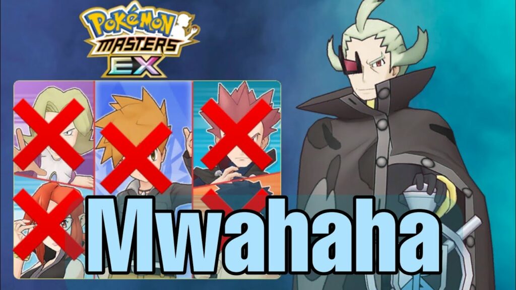 0/20 4/5 Ghetsis and Kyurem beating all max point Master Mode Kanto CS Pokemon Masters EXQ