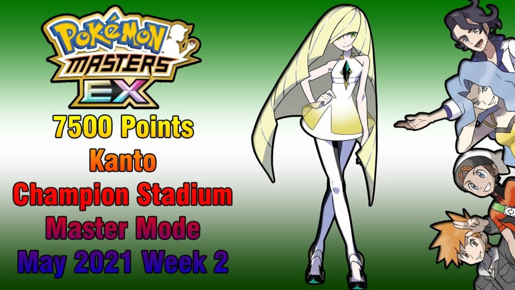 7500 Points Pokemon Masters EX Champion Stadium Kanto. May 2021 Week 2 (and an update)