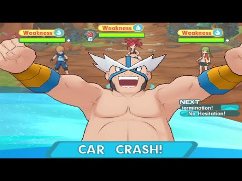 Pokemon Masters EX - Challenge Flannery (Crasher Wake method)